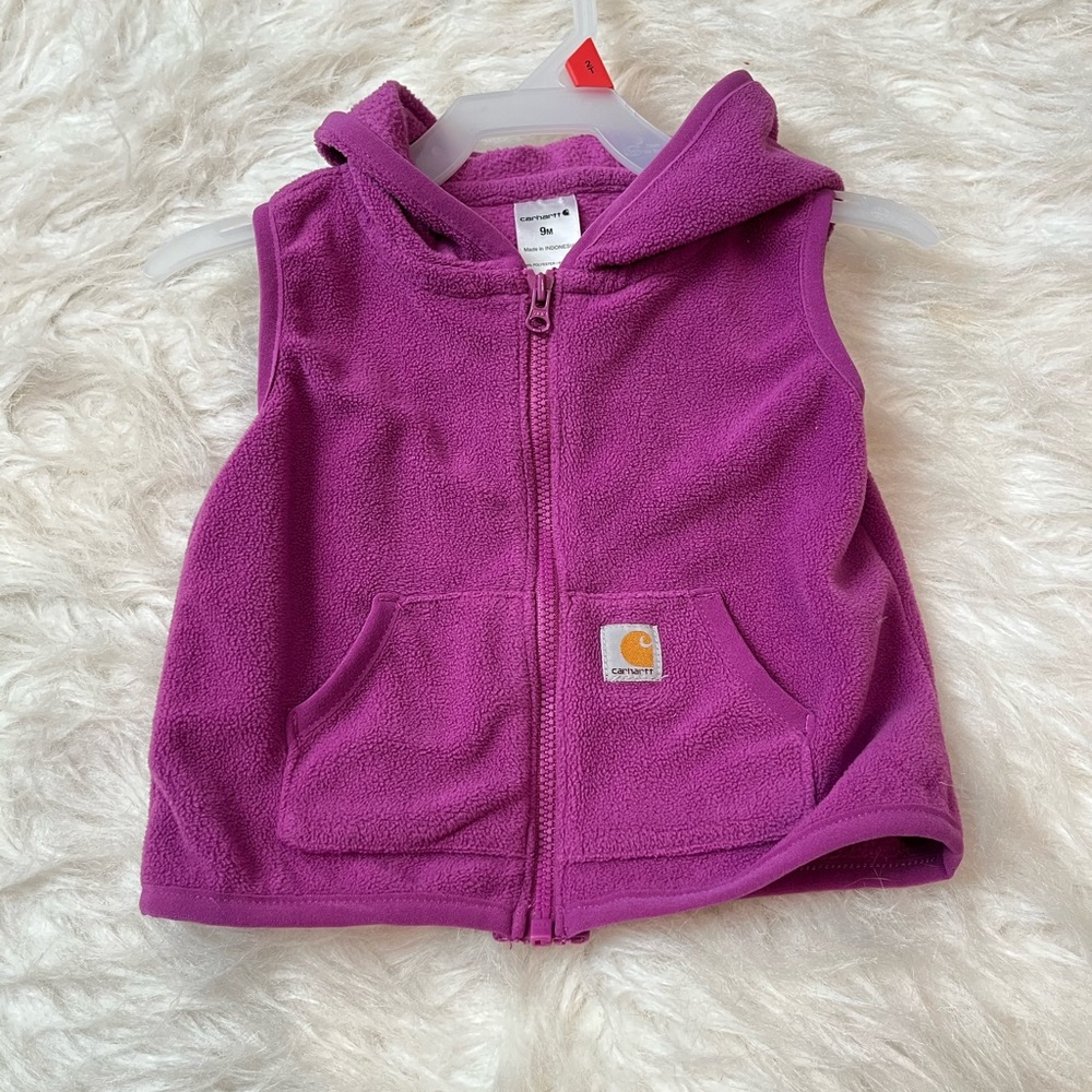 Carhartt baby vest with hood